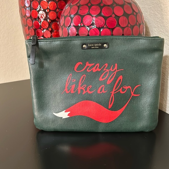 Kate Spade Crazy Like a Fox Pouch - Picture 1 of 9